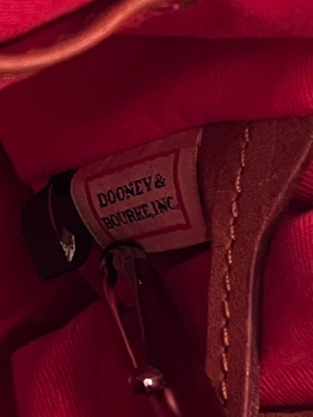 DOONEY & BOURKE | Florentine Tassel Leather Hobo Shoulder Bag - Picture 11 of 16